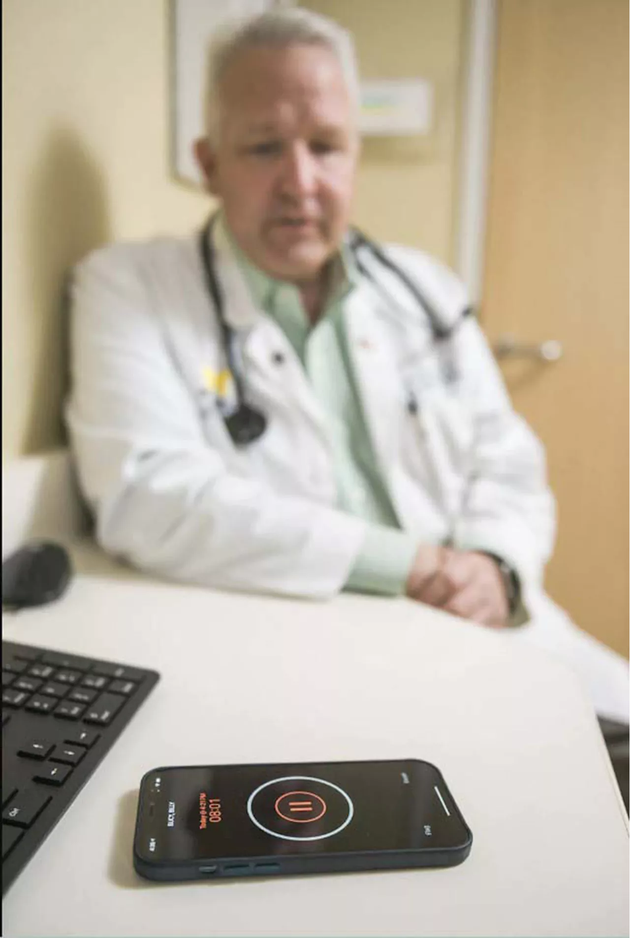 New AI tools can record your medical consult, draft a message from your doctor | Carla K. Johnson / The Associated Press