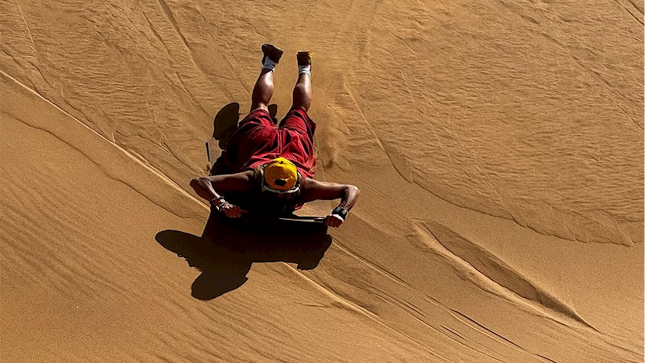 Shredding sand! Namibia sees sandboarding boom