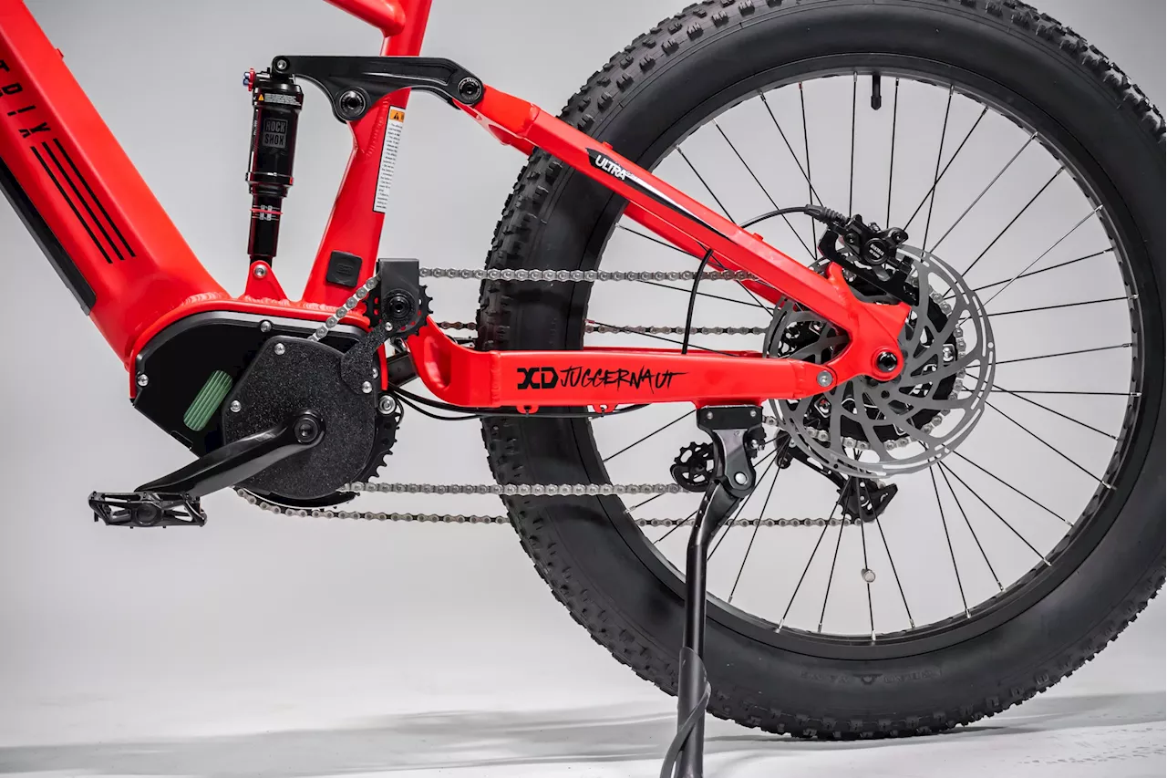 The 2300W Mid-Drive Motor In The New Biktrix eMTB Requires A 2-Chain Drivetrain