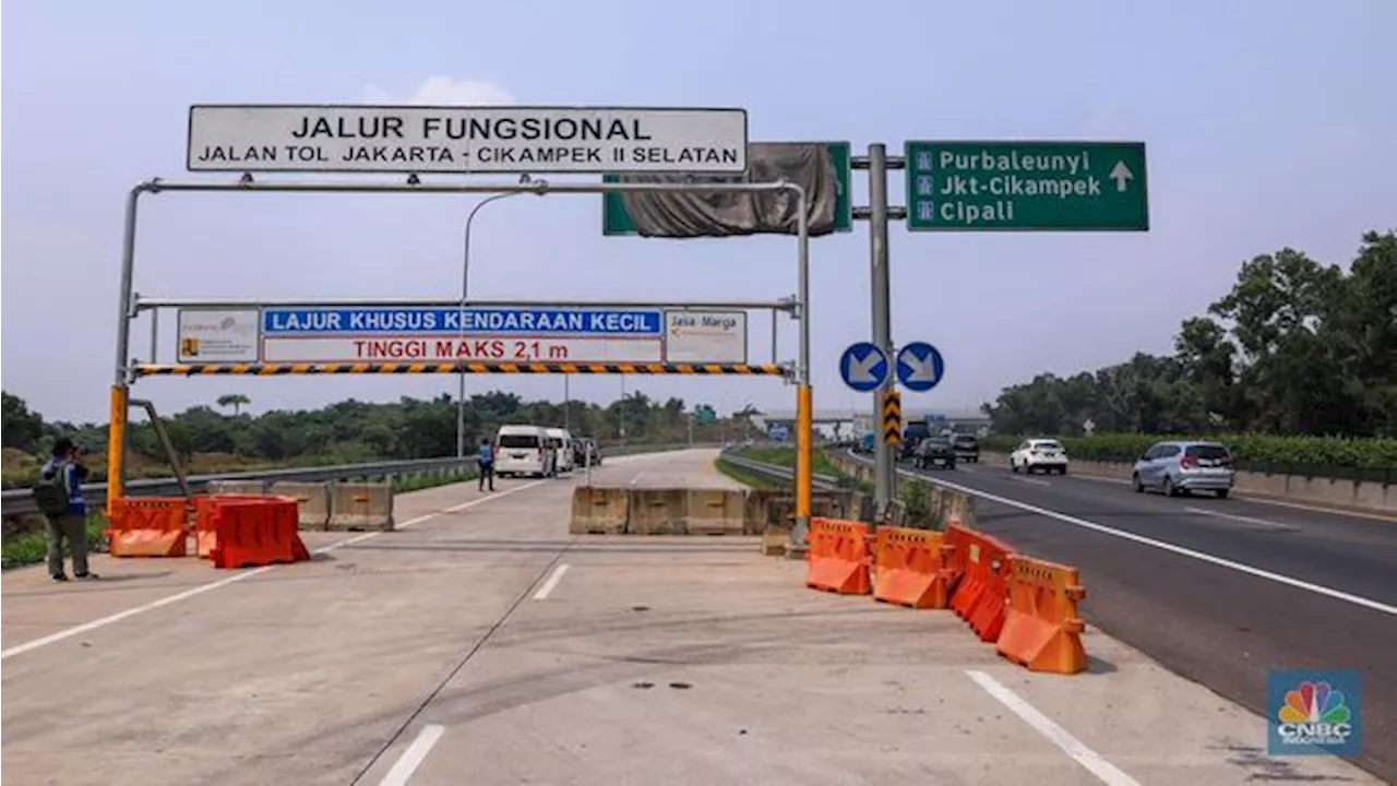 Tol Japek II Selatan Dibuka Gratis di Libur Lebaran, Ini Rutenya