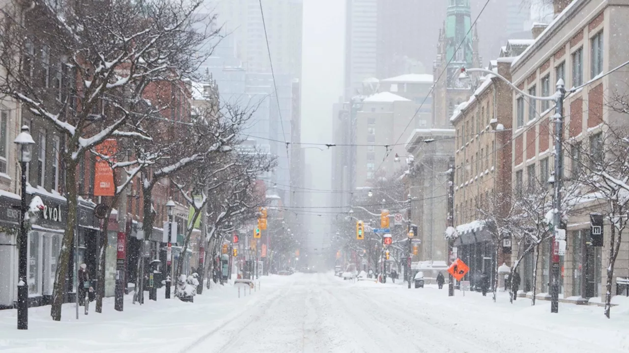 Toronto to see blast of winter weather on Friday