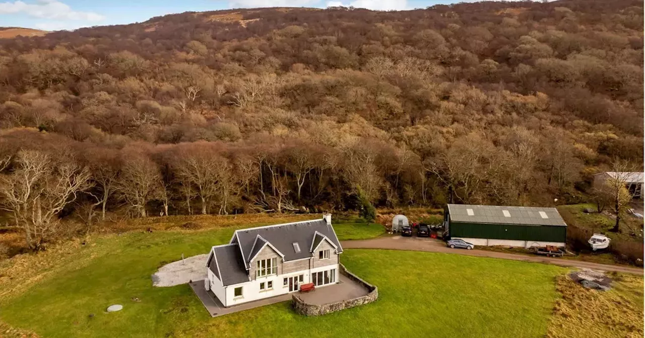 Dream home in secluded Scots countryside with 'stunning views' goes up for sale