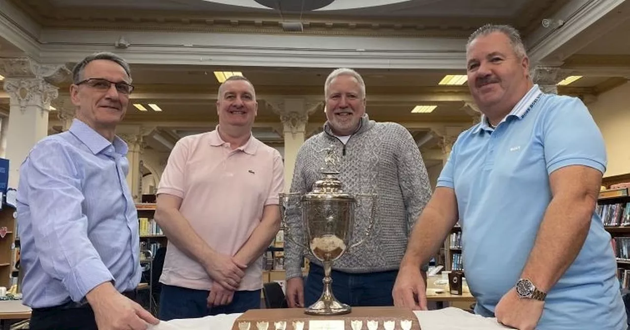 Friends reunited after 40 years through old school football trophy