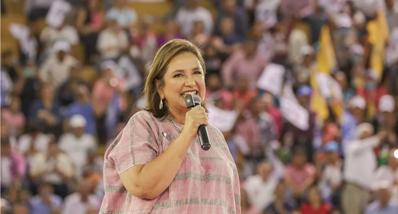 Acusa Xóchitl Gálvez a gobernador de SLP de borrar bardas con propaganda de la alianza opositora