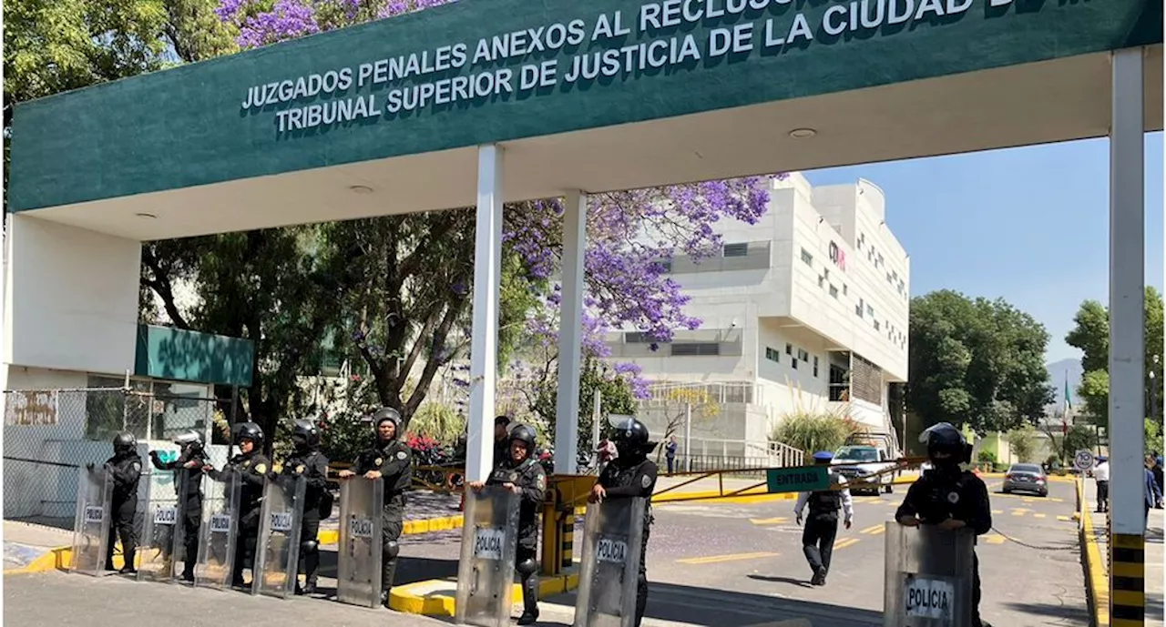 Comienza audiencia de 'El Chori”; despliegan operativo afuera de los juzgados del Reclusorio Norte