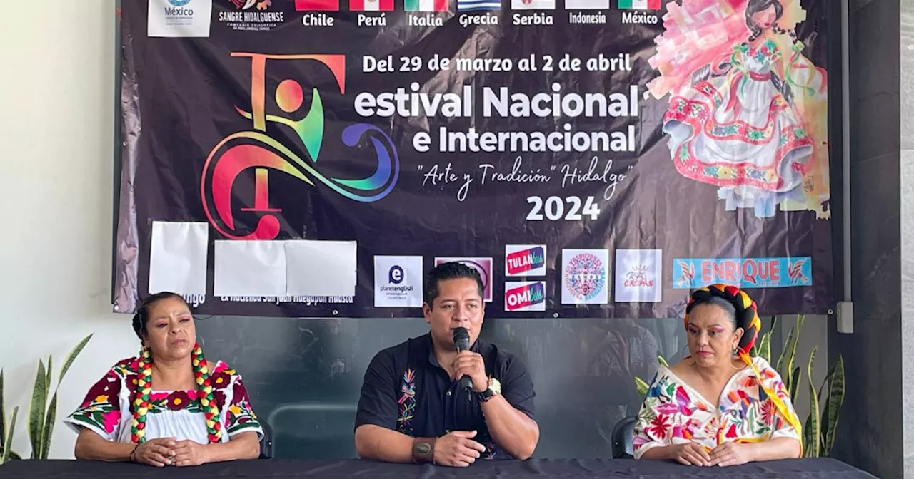 Celebrarán la décima edición del Festival Nacional e Internacional Arte y Tradición Hidalgo