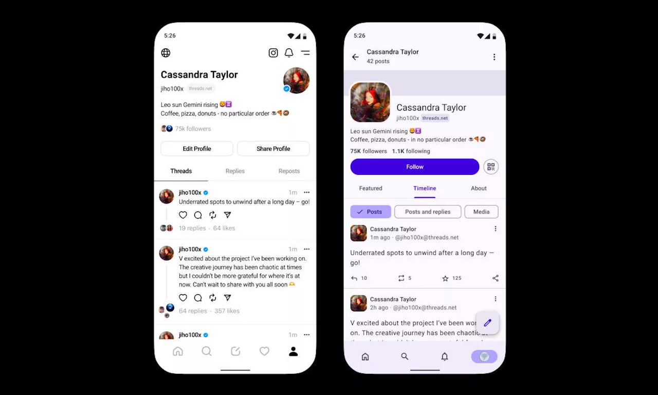 A Threads beta lets you share to Mastodon and other fediverse services