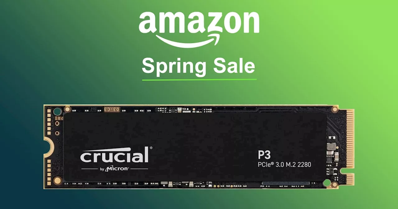 The 2TB Crucial P3 SSD is amazing value in the Amazon Spring Sale