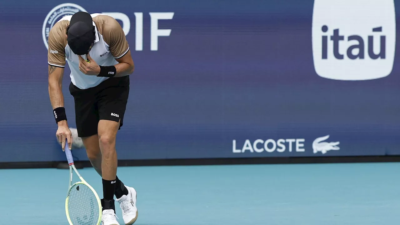 Berrettini spiega il malore accusato durante il match contro Murray: 'Non stavo già bene prima'