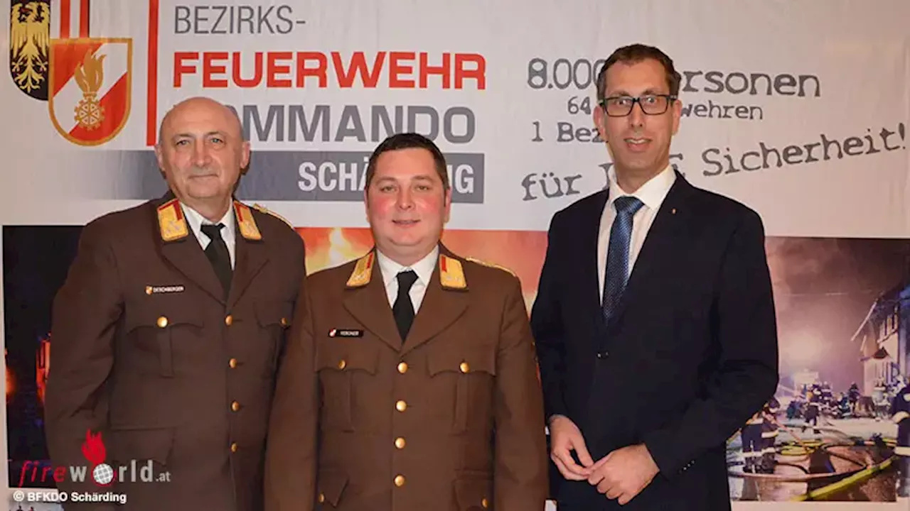 Oö: Johannes Veroner wurde einstimmig neuer Bezirks-Feuerwehrkommandant von Schärding