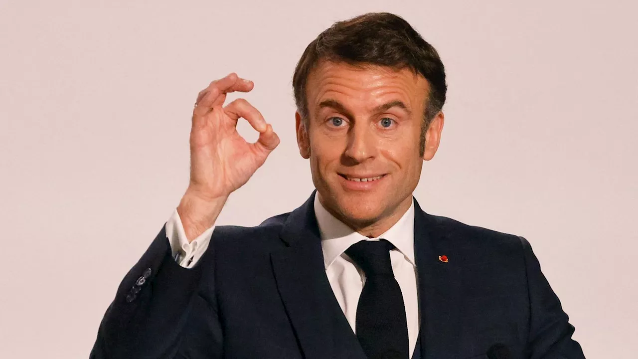 Emmanuel Macron: Beim Boxen packt er die Muckis aus