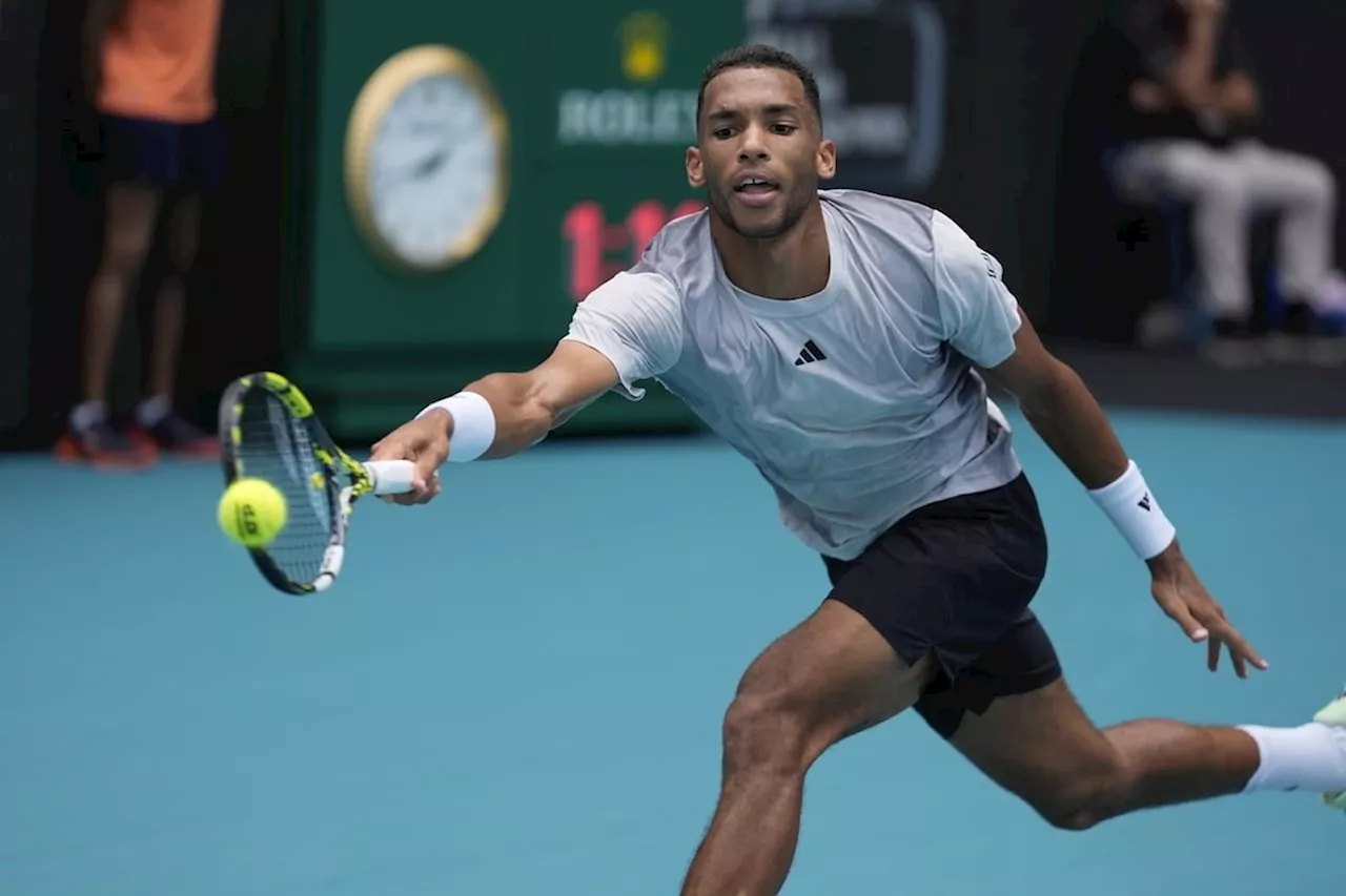 Canadian Auger-Aliassime advances to second round of men’s singles at Miami Open