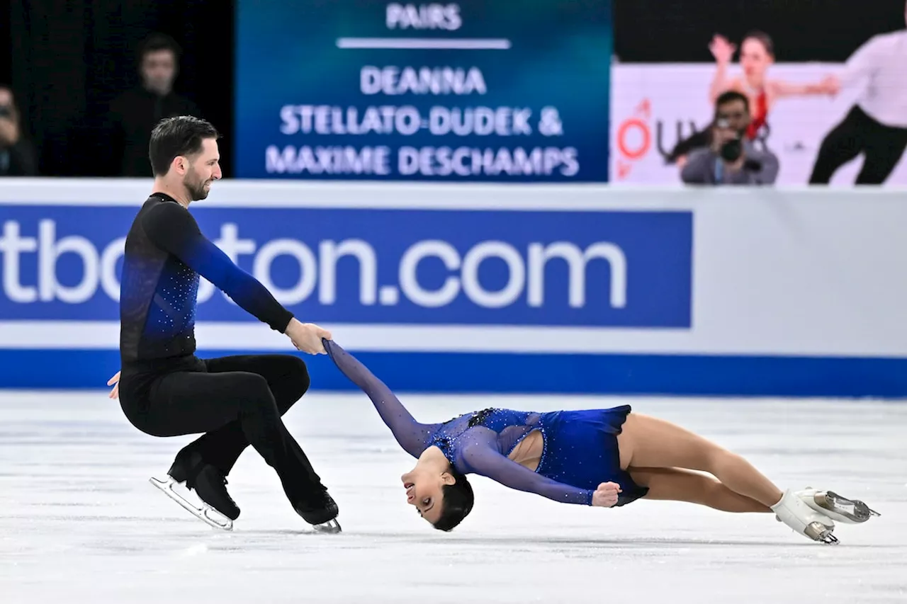 Canada’s Stellato-Dudek, Deschamps in first place after short program at worlds