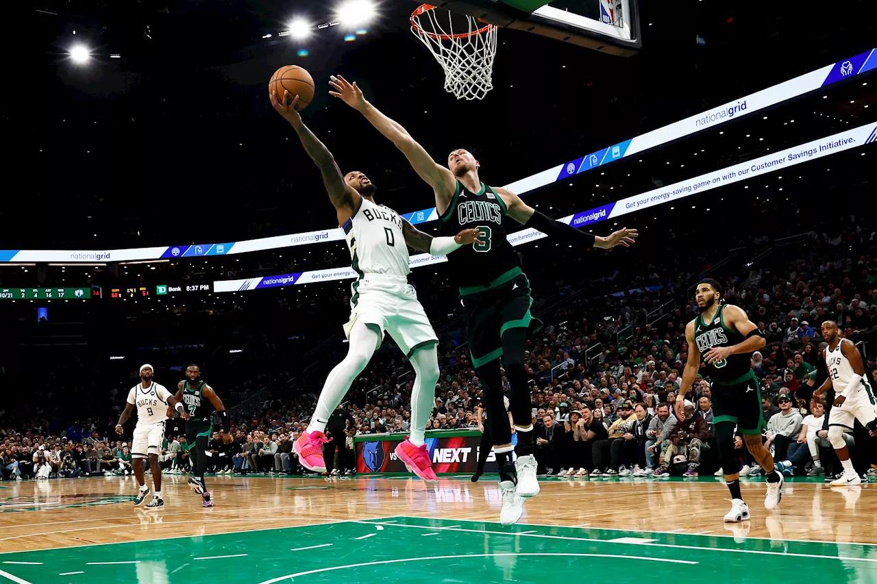 NBA roundup: Celtics top Bucks, win 7th straight