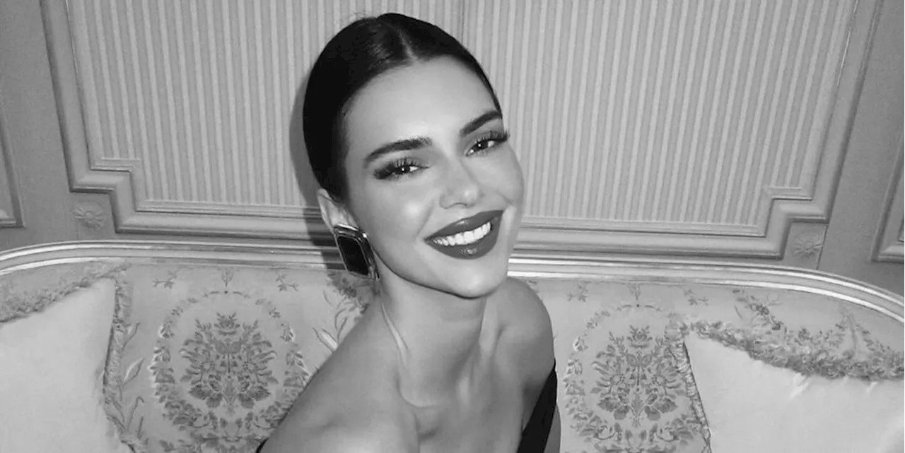 Kendall Jenner’s Classy Off-the-Shoulder Dress Is Everything I’d Want in a Date-Night Look