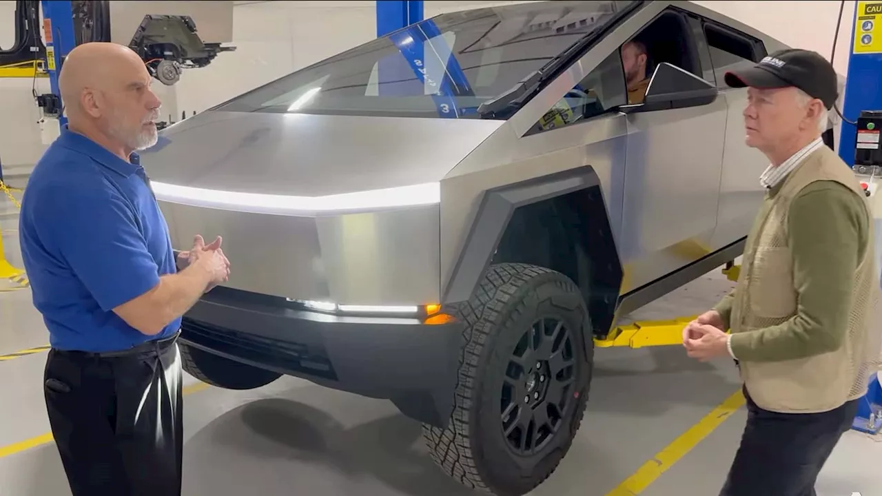 World's First Tesla Cybertruck Teardown Shows Botched Door Hinge Install