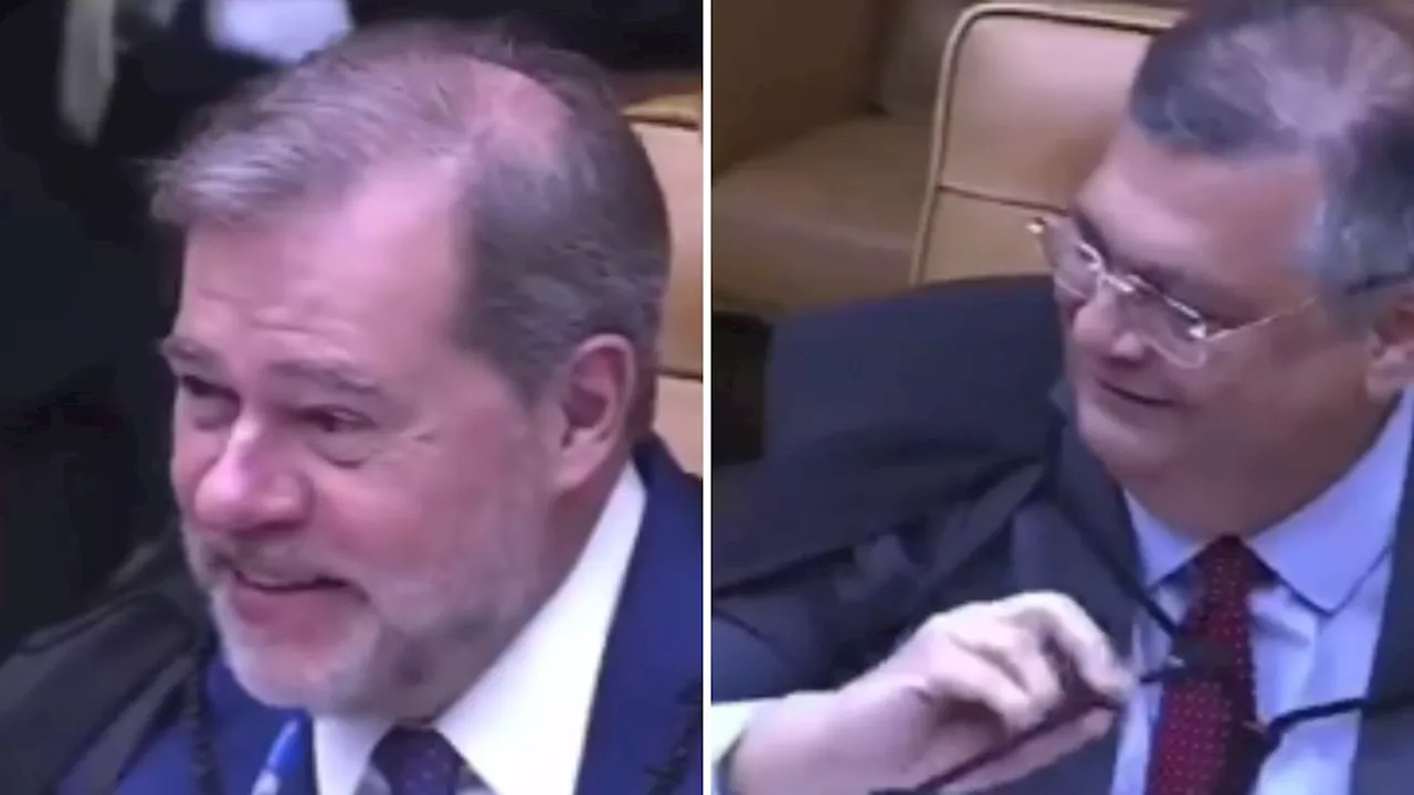 Toffoli faz piada com peso de Dino em sessão no STF: 'Experiência grande, só não é maior que ele'; vídeo
