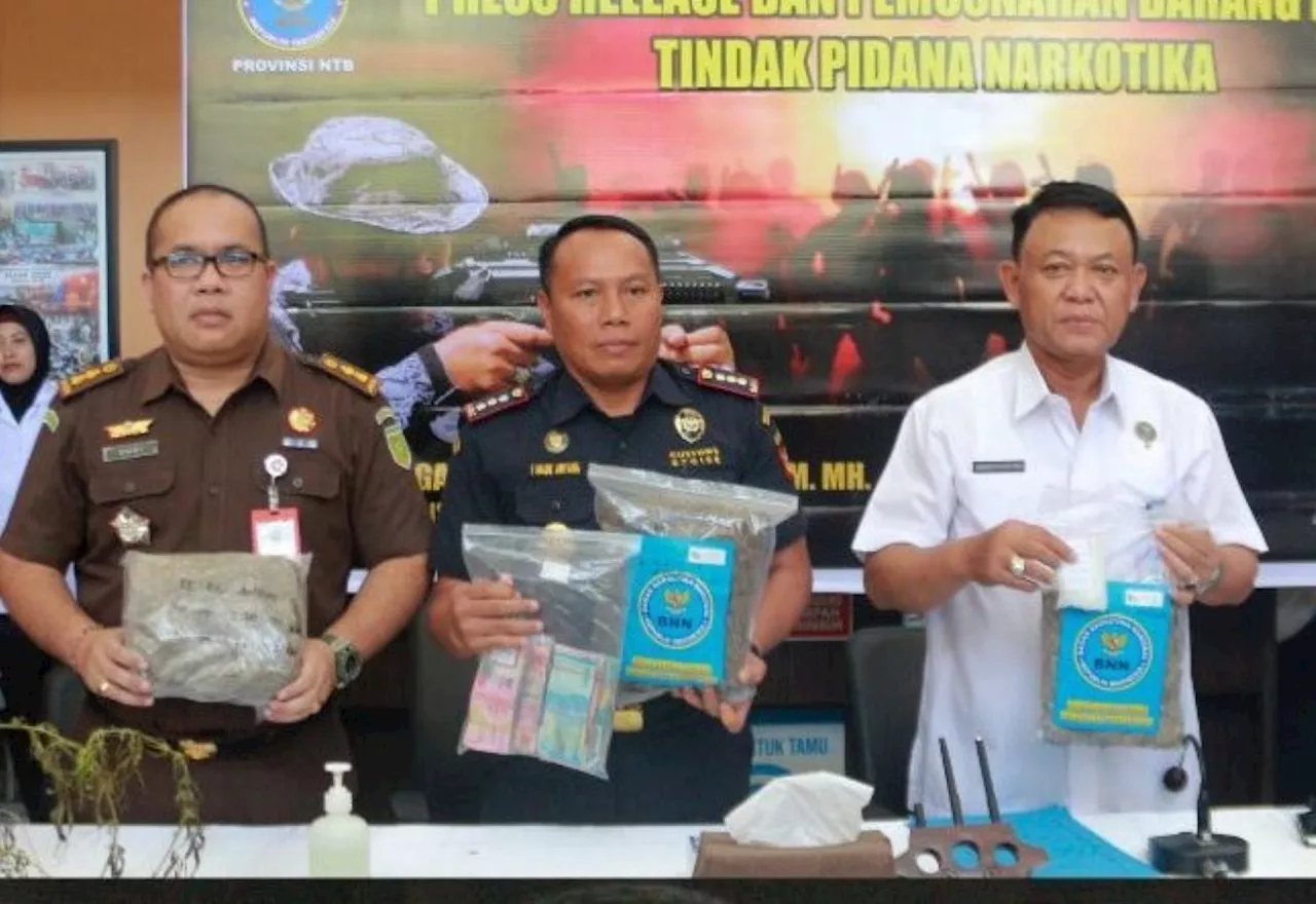 Bea Cukai & BNN Musnahkan Puluhan Ribu Gram Narkotika Hasil Penindakan