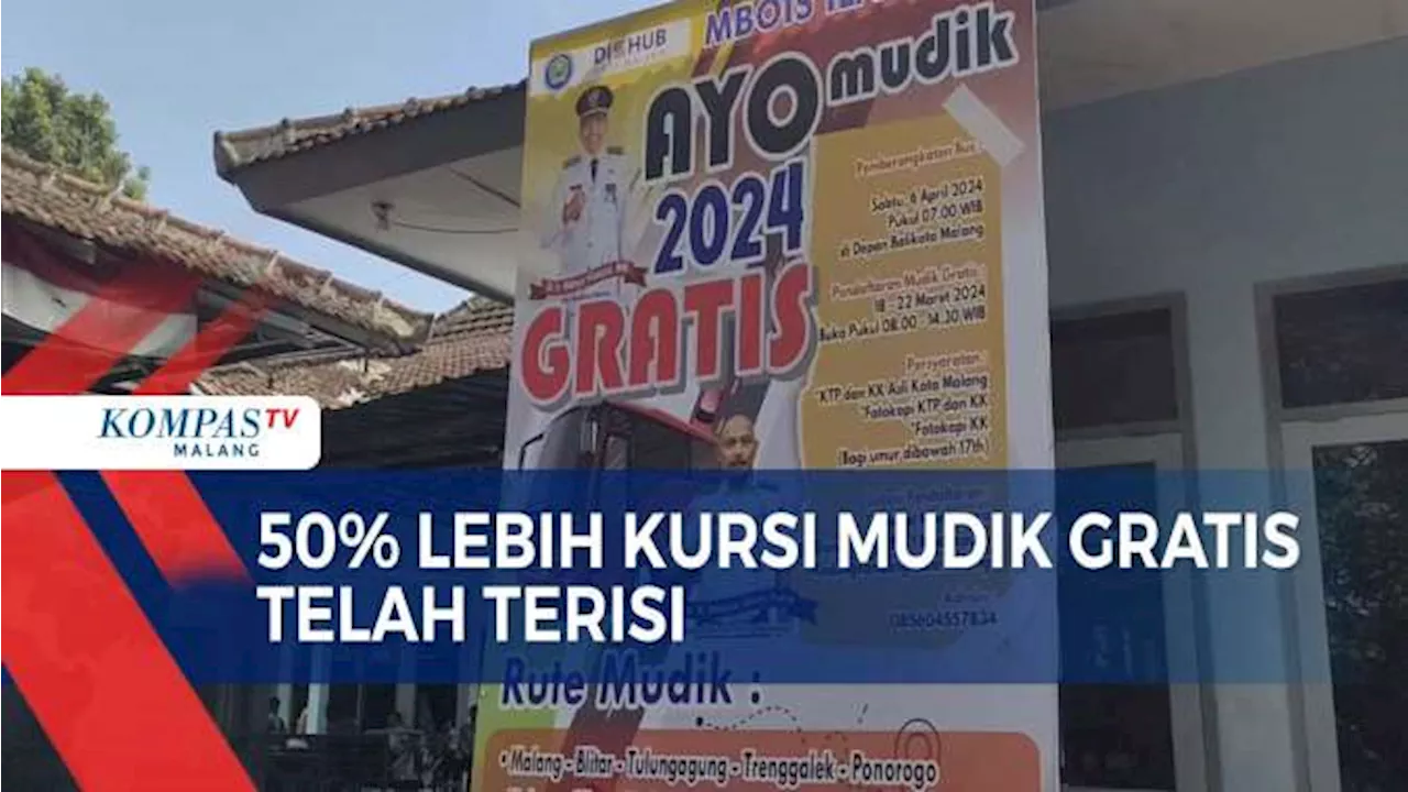 Warga Malang Antusias Daftar Mudik Gratis