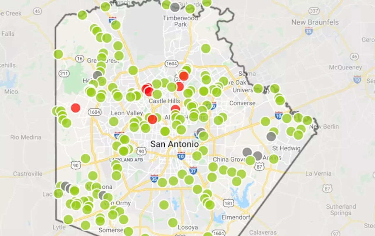 Map: Emergency road closures in San Antonio, Bexar County, Hill Country and Texas