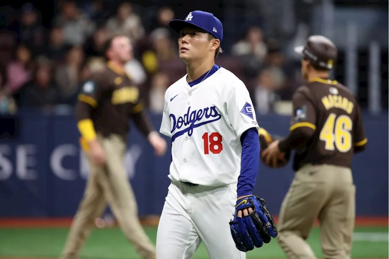 Dodgers can’t overcome Yoshinobu Yamamoto’s disastrous debut