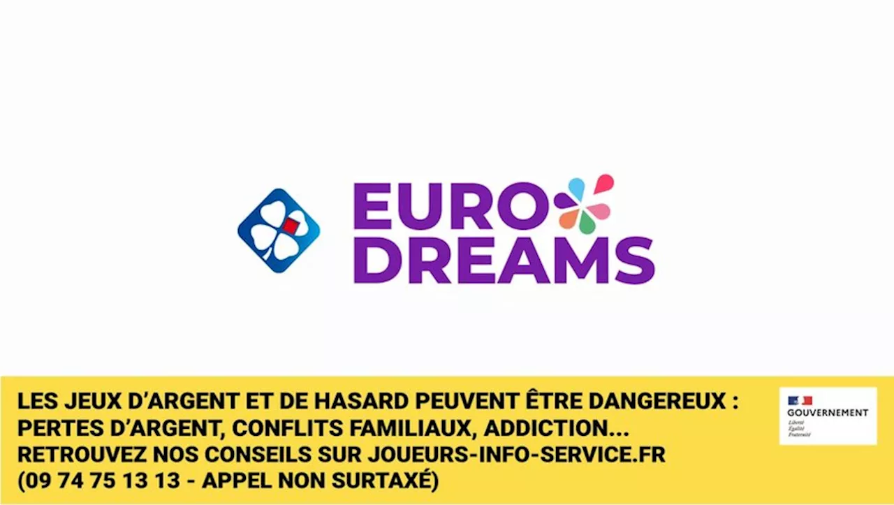 EuroDreams du jeudi 21 mars : tentez de gagner 20 000 euros par mois pendant 30 ans