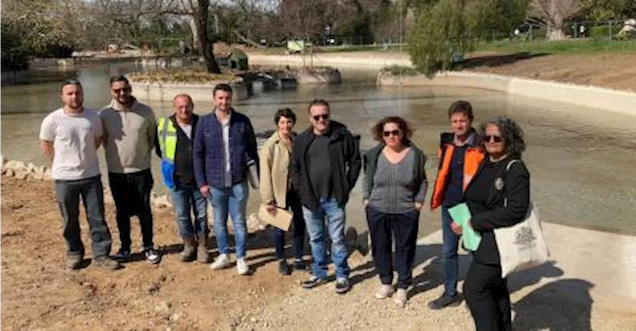 Le lac de Maison Blanche remis en eau