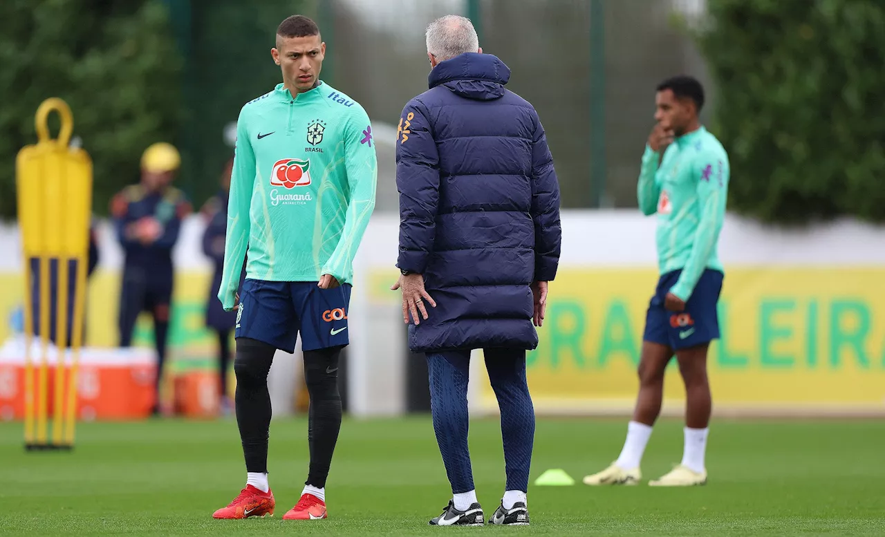 Dorival mantém escalação da Seleção Brasileira sob mistério, e Richarlison é preservado