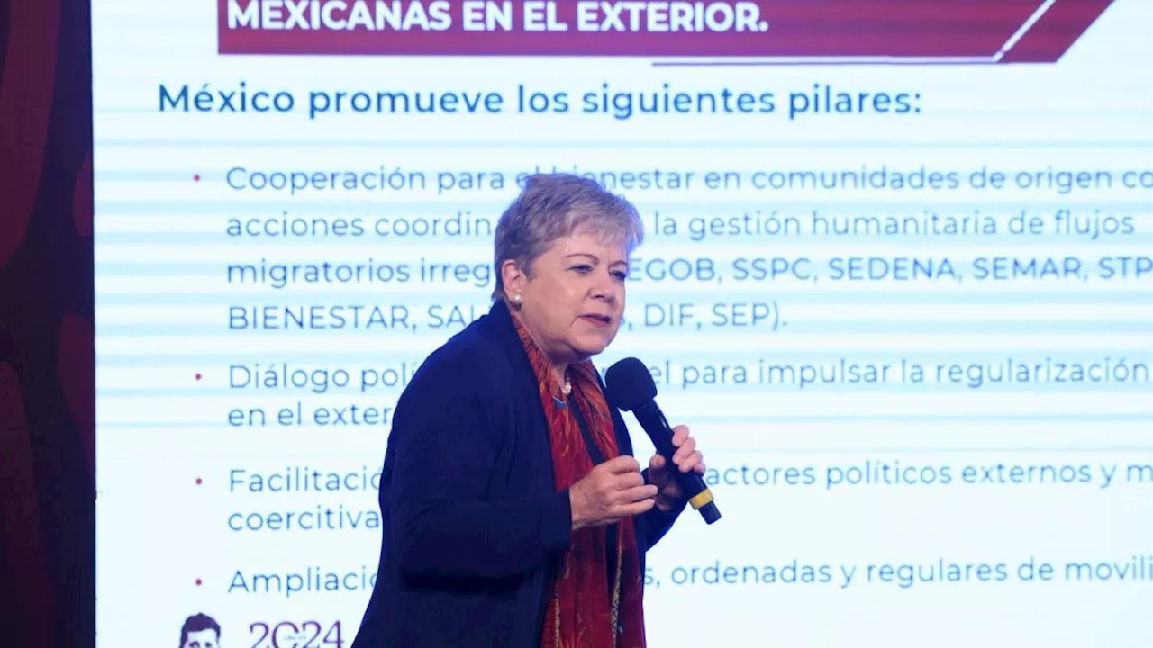 Gobierno de México entrega 660 dólares a venezolanos deportados, afirma Alicia Bárcena