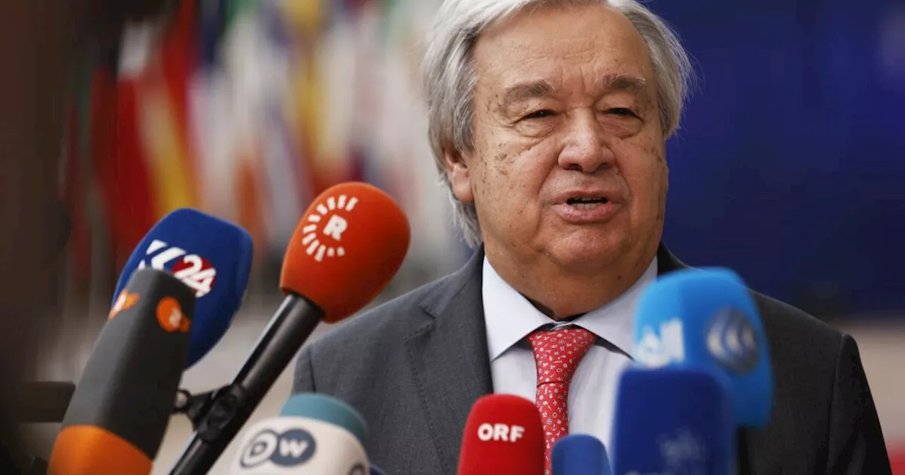 U.N. chief urges the EU to avoid 'double standards' over Gaza and Ukraine