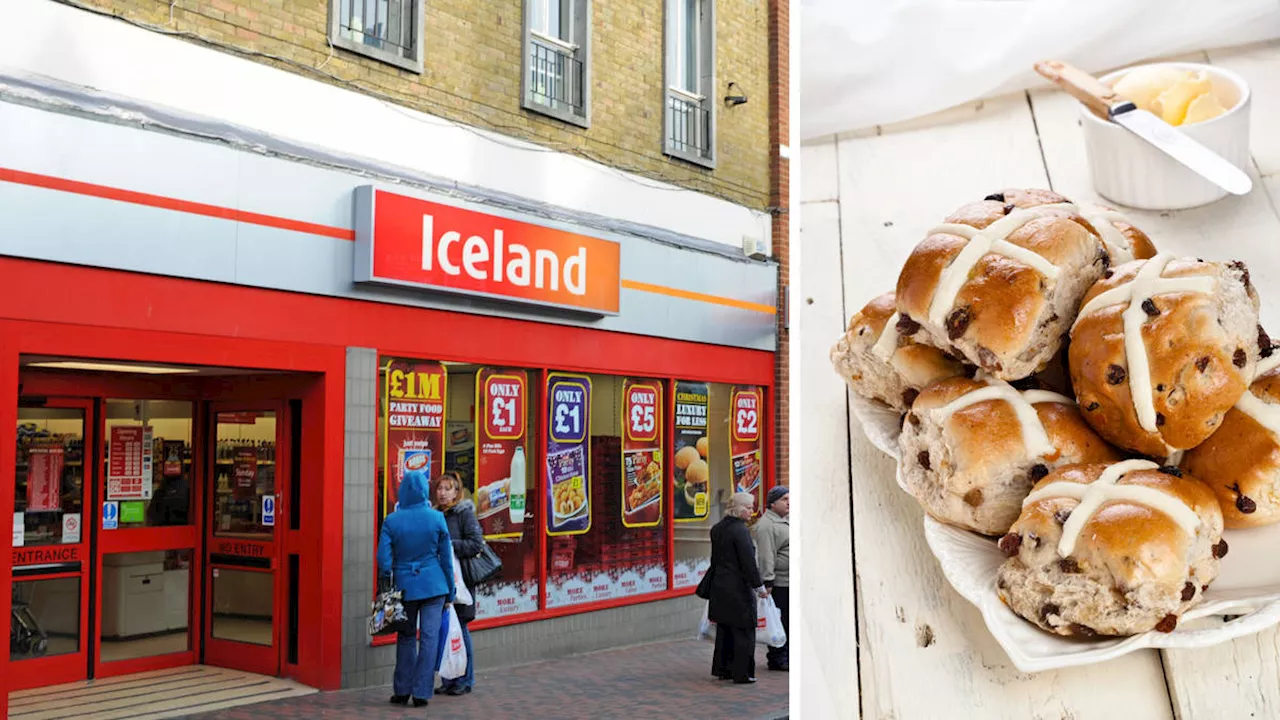 Ticked off: Customers' fury as Iceland makes change to hot cross buns