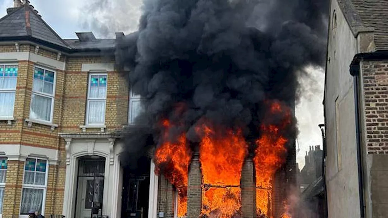 Four injured in London house fire as police probe 'anti-Semitic' hate crime