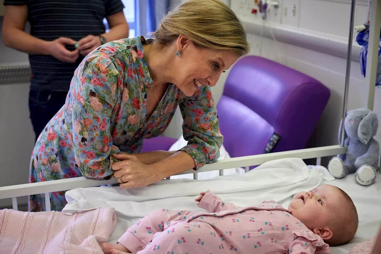 Sophie Duchess of Edinburgh meets patients at Leeds Children's Hospital for virtual reality demonstration