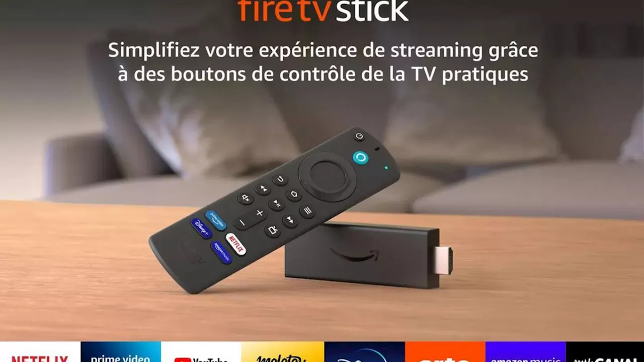 Offrez-vous un Amazon Fire TV Stick en méga promotion sur le site d’Auchan