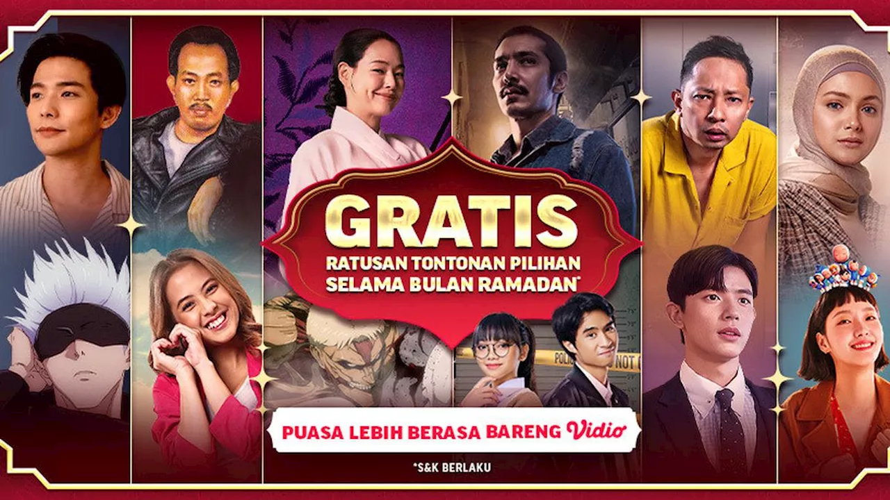 Vidio Bagi-Bagi Berkah Ramadan Untukmu, Berikut List Ratusan Film dan Series Yang Bisa Ditonton Gratis