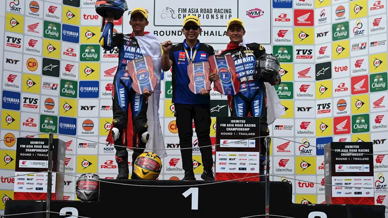 Wahyu Nugroho Jadi Rookie Terbaik Seri 1 ARRC 2024, YRI Rebut Podium 1-2 AP250