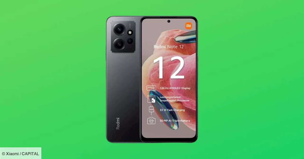 Xiaomi Redmi Note 12 : ce très célèbre smartphone pas cher passe à 140 euros chez Amazon