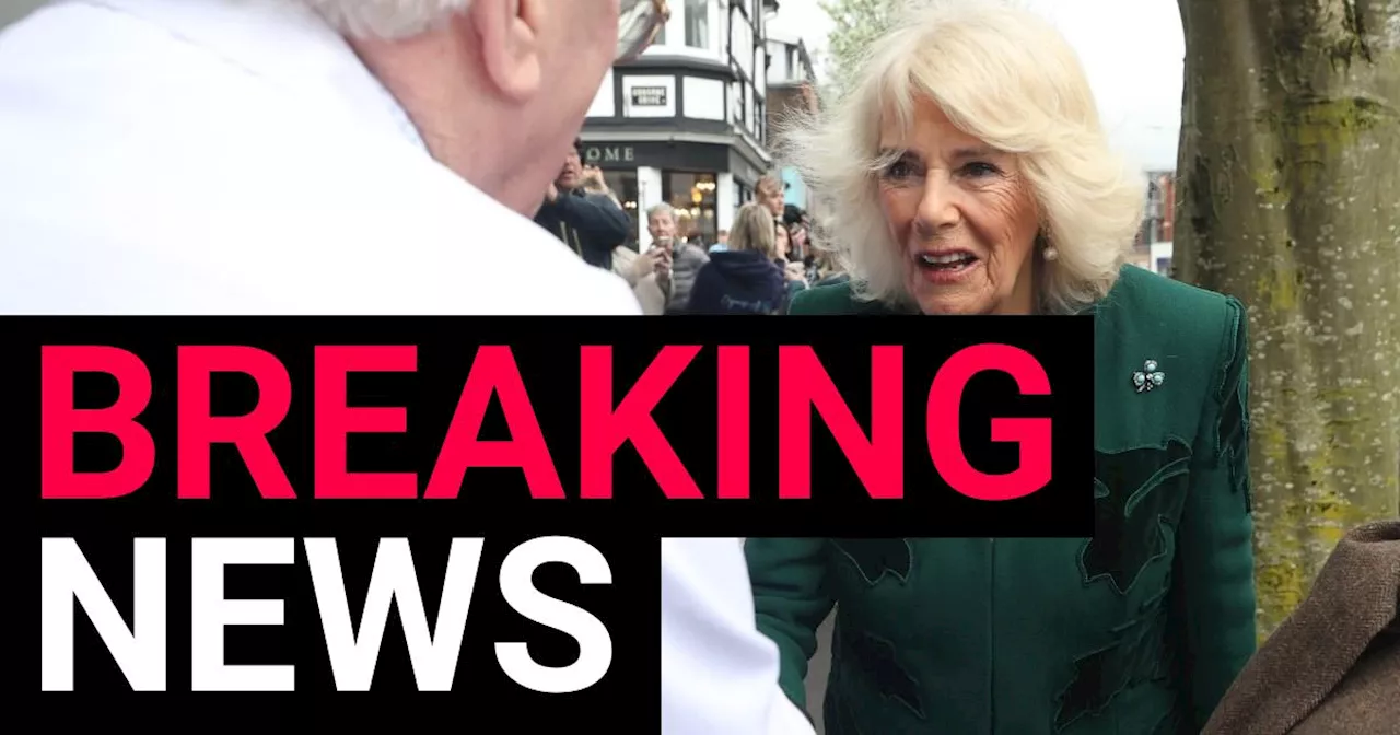 Queen Camilla gives King Charles health update during Belfast visit