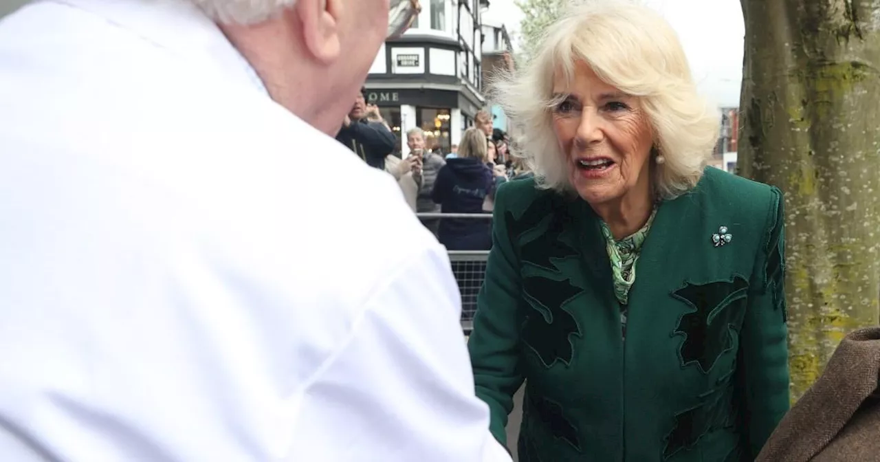 Queen Camilla gives King Charles health update during Belfast visit