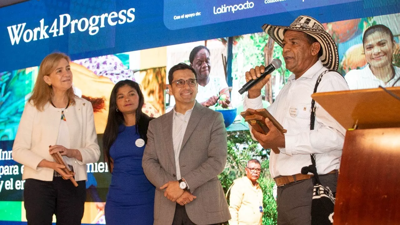 La Infanta Cristina presenta en Necoclí el programa Work4Progress