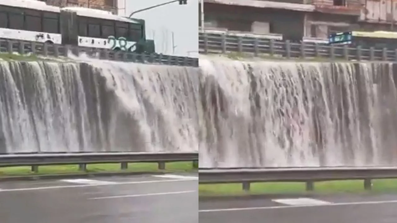 Tormenta supercelda: así está la avenida General Paz