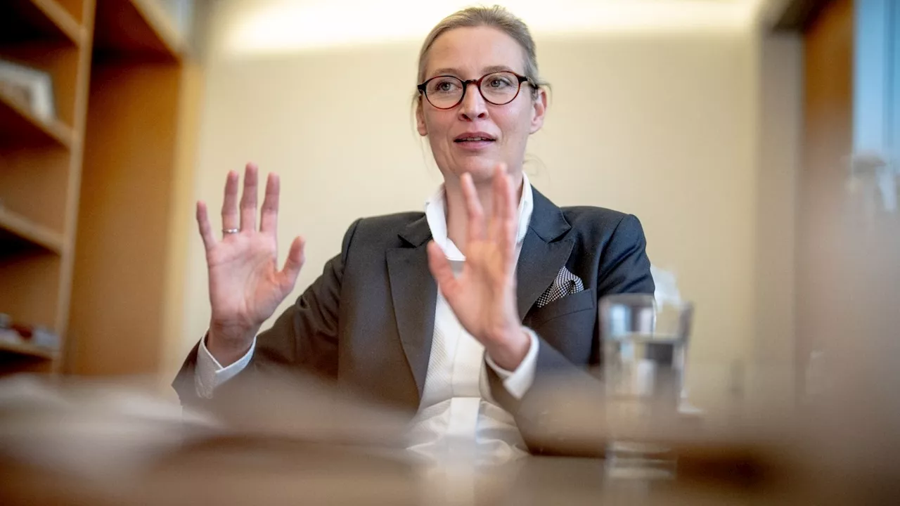 Weidel: Entscheidung zu AfD-Kanzlerkandidatur erst später