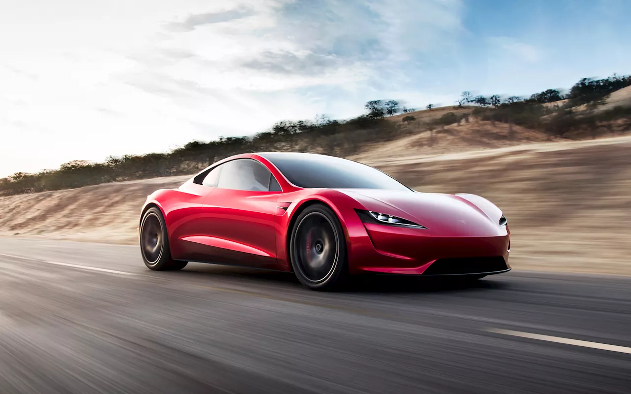 Tesla Roadster curved touchscreen patented