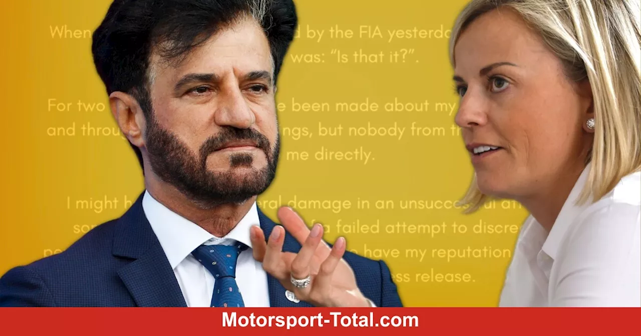 Susie Wolff leitet rechtliche Schritte gegen die FIA ein