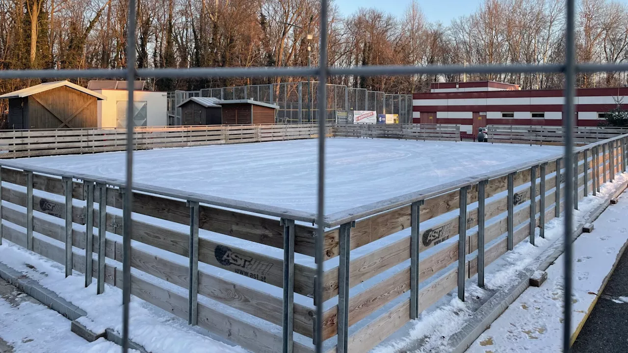 Eislaufplatz Felixdorf: Wetter ließ Eis schmelzen