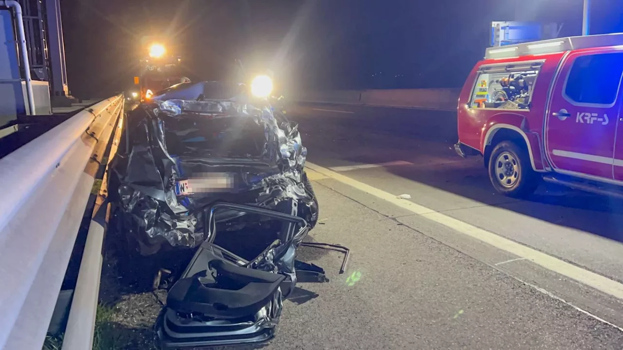 Schwerer Unfall auf der A1 zwischen Loosdorf und St. Pölten