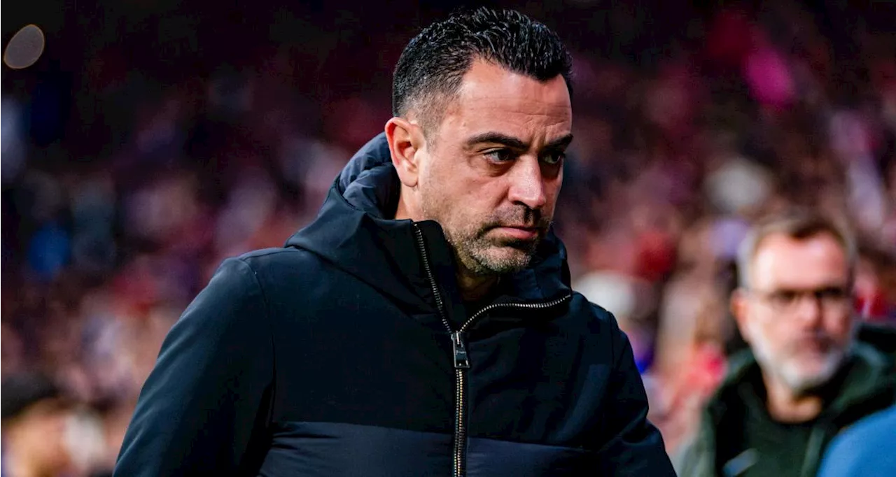 Barça : la sanction de Xavi est tombée !