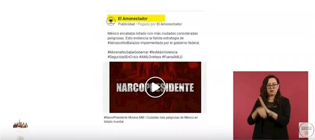 Acusa 4T a gobierno de Guanajuato de financiar campaña de #Narcopresidente