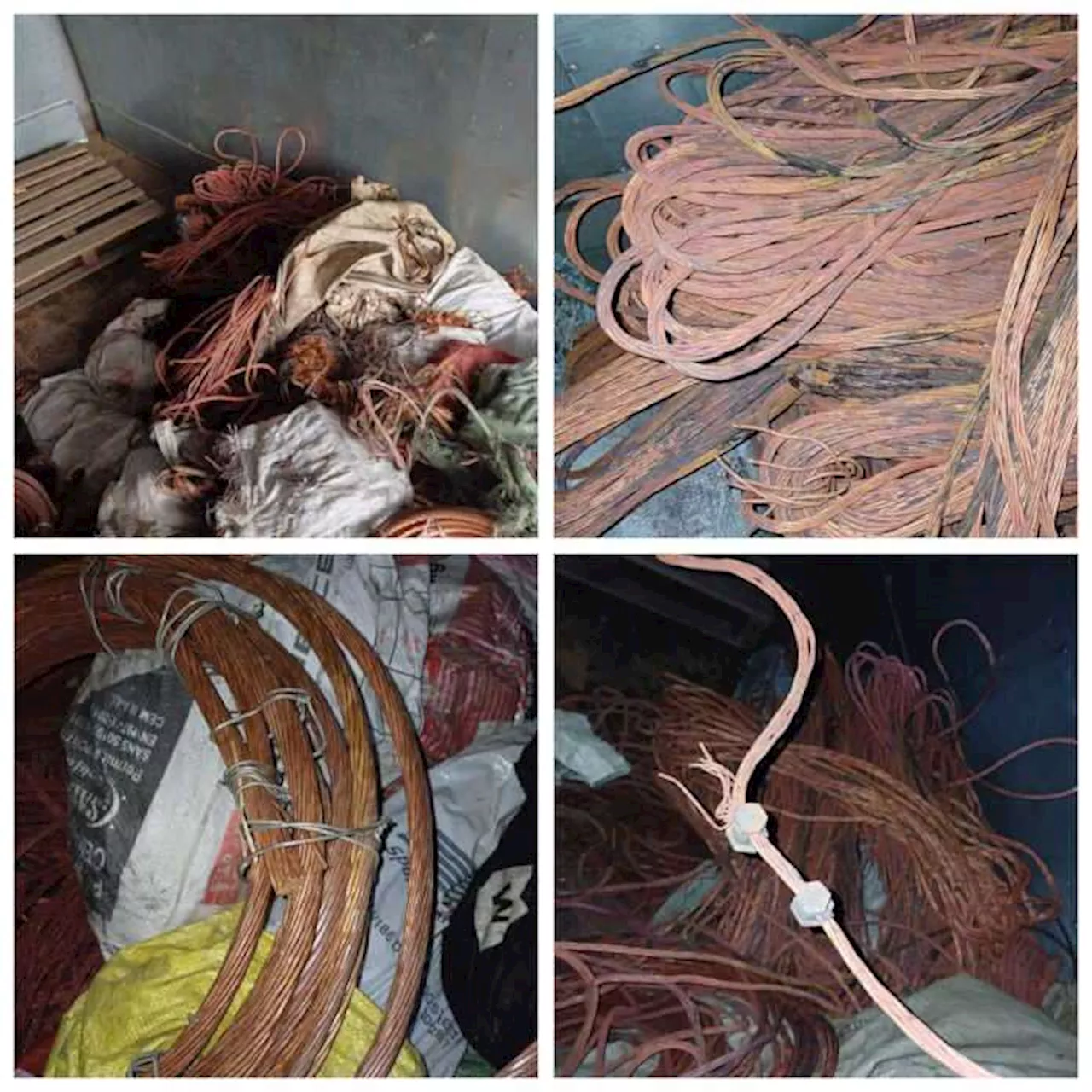 3.5 Tons of stolen copper wire recovered in Umbilo