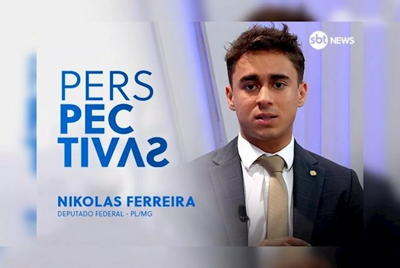 Ao Perspectivas, Nikolas Ferreira fala sobre Bolsonaro, metas para a educação e eleições municipais; assista